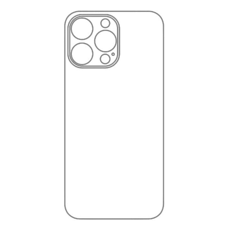 Folie HD TPU Apple iPhone 14 Pro, BYRY® Hydrogel, ultra subtire, regenerabila - spate — varianta 2