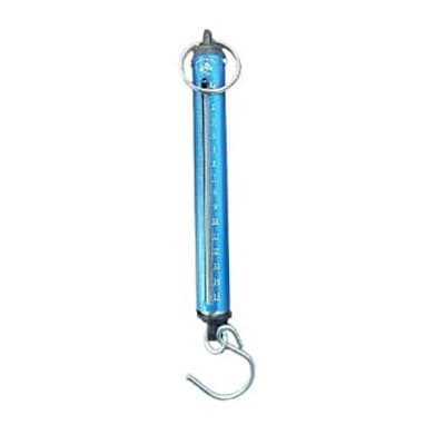 Cantar metalic de mana, rotund, greutate maxima 15 kg, albastru