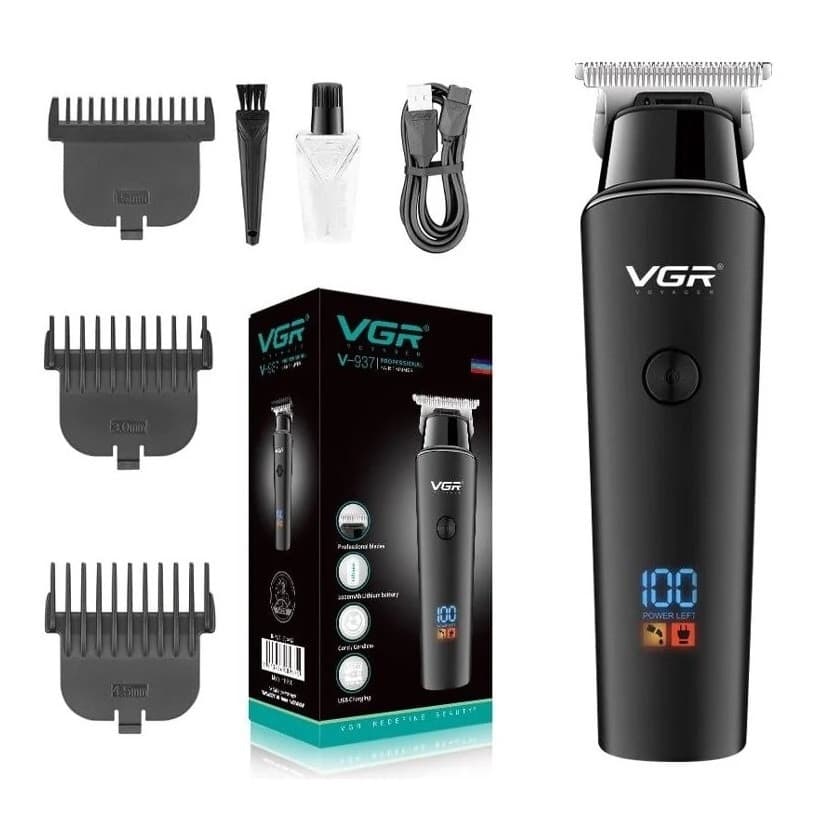 Aparat de tuns VGR V075, acumulator incorporat, afisaj LED