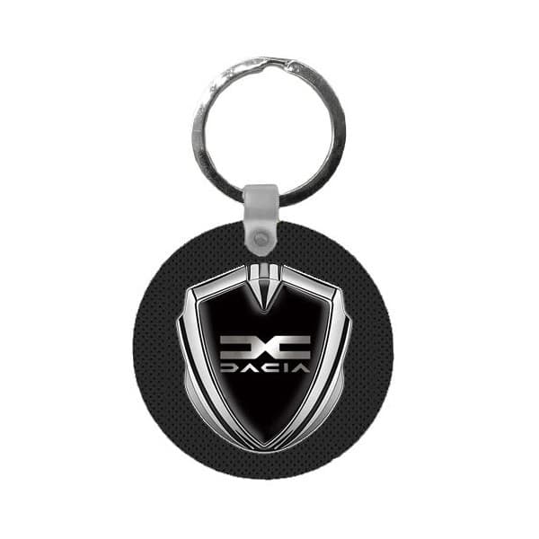 Breloc din MDF (lemn) cu logo auto, inel de sustinere metalic, model 5