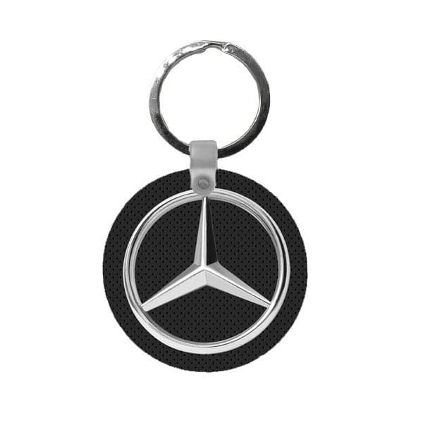 Breloc din MDF (lemn) cu logo auto, inel de sustinere metalic, model 10