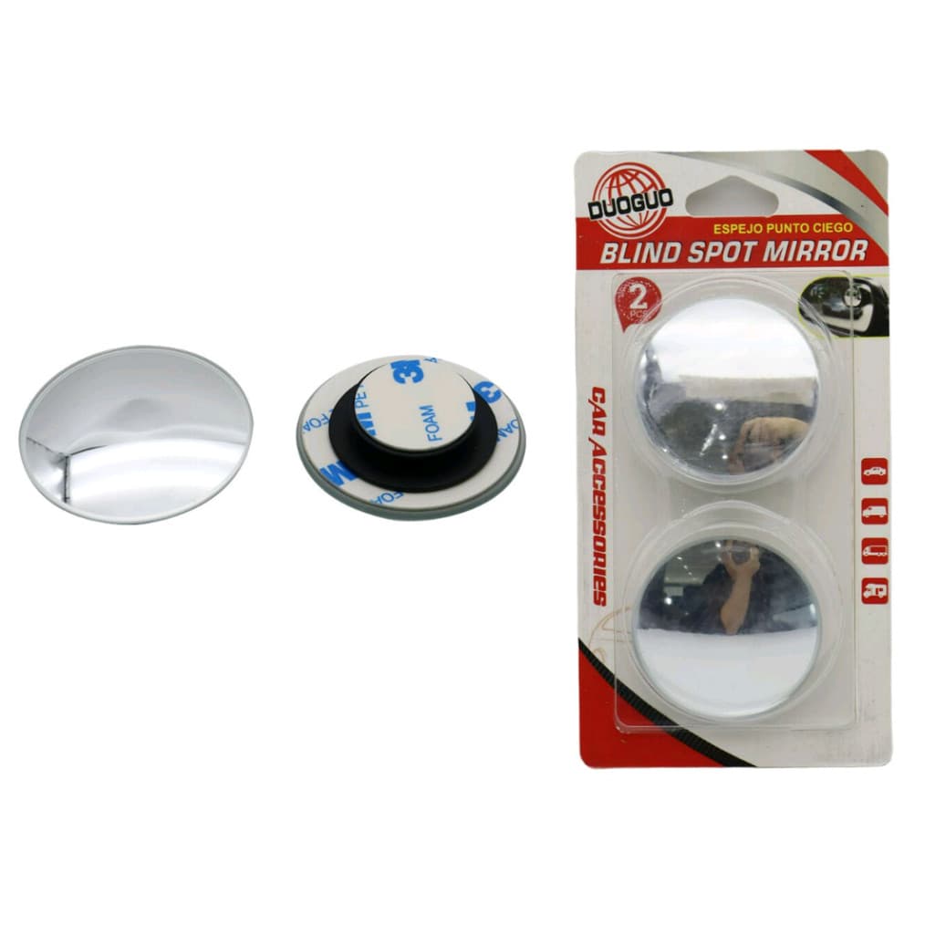 Set mini oglinzi retrovizoare pentru unghi mort, rotunde, model 1