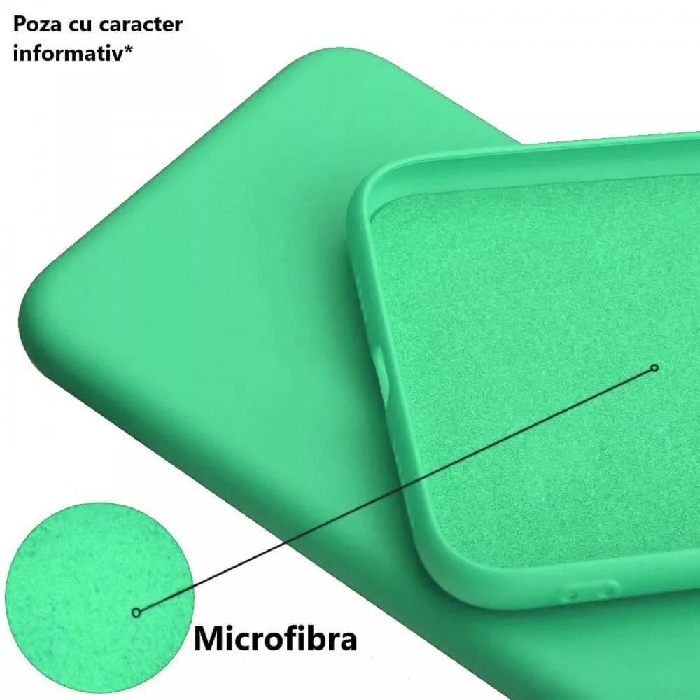 Husa Samsung Galaxy A54 5G, Luxury Silicone, catifea in interior, protectie camere, turcoaz — varianta 2