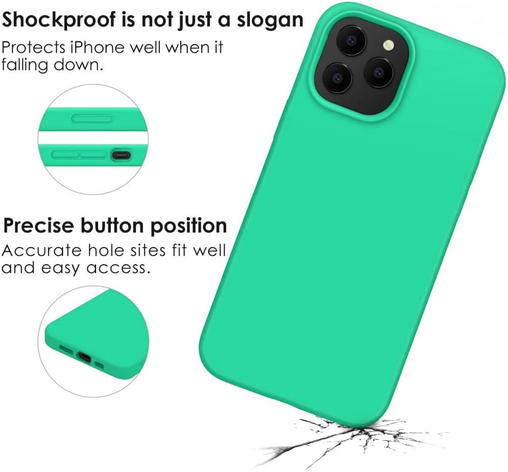 Husa Samsung Galaxy A54 5G, Luxury Silicone, catifea in interior, protectie camere, turcoaz — varianta 3