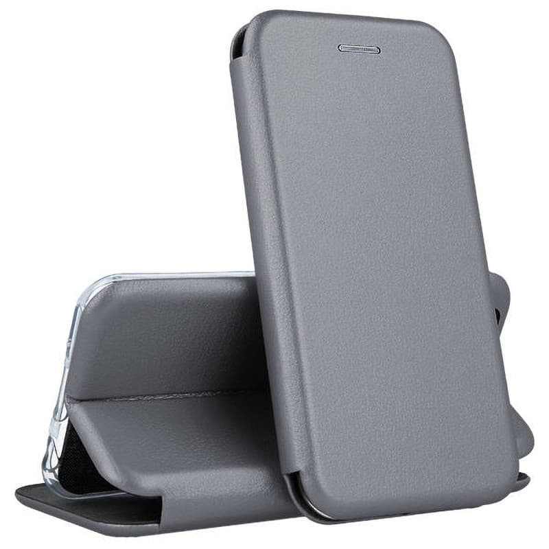 Husa protectie Samsung A17 (A176), Prestige Book, inchidere magnetica, argintiu