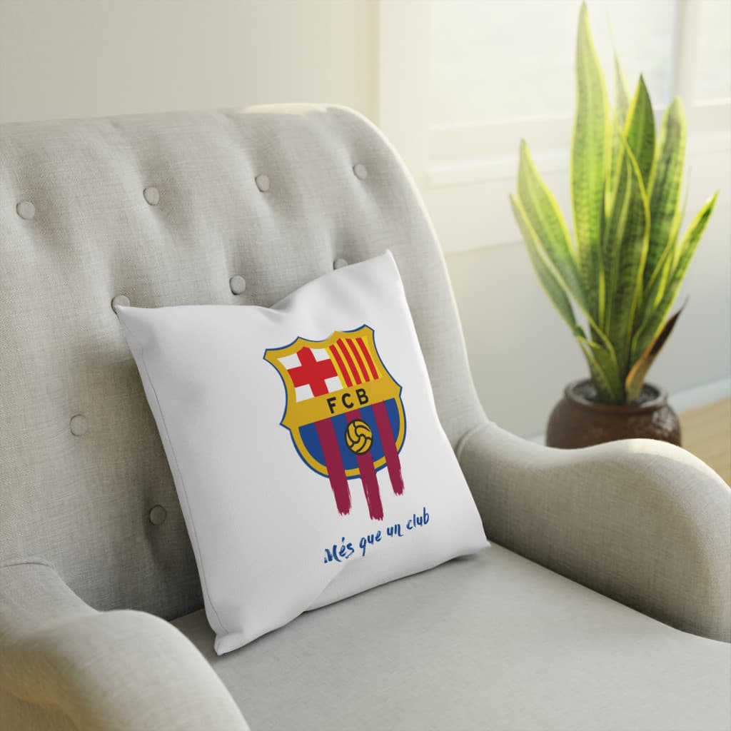 Perna decorativa personalizata, 40 x 40 cm, alba, mata, husa detasabila, model 5 — varianta 3