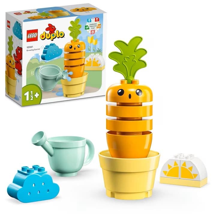 Joc LEGO® DUPLO® - Primul meu morcov care creste 10981, 11 piese