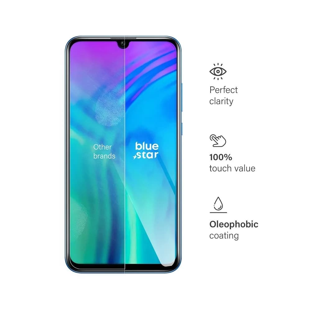 Folie sticla Huawei Mate 20, Bluestar, transparenta — varianta 2