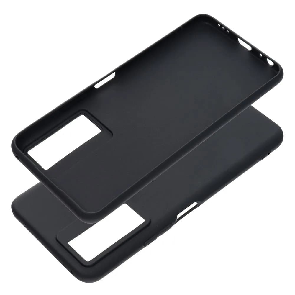 Husa protectie Vivo Y76 5G, Matt TPU, silicon moale, negru — varianta 2