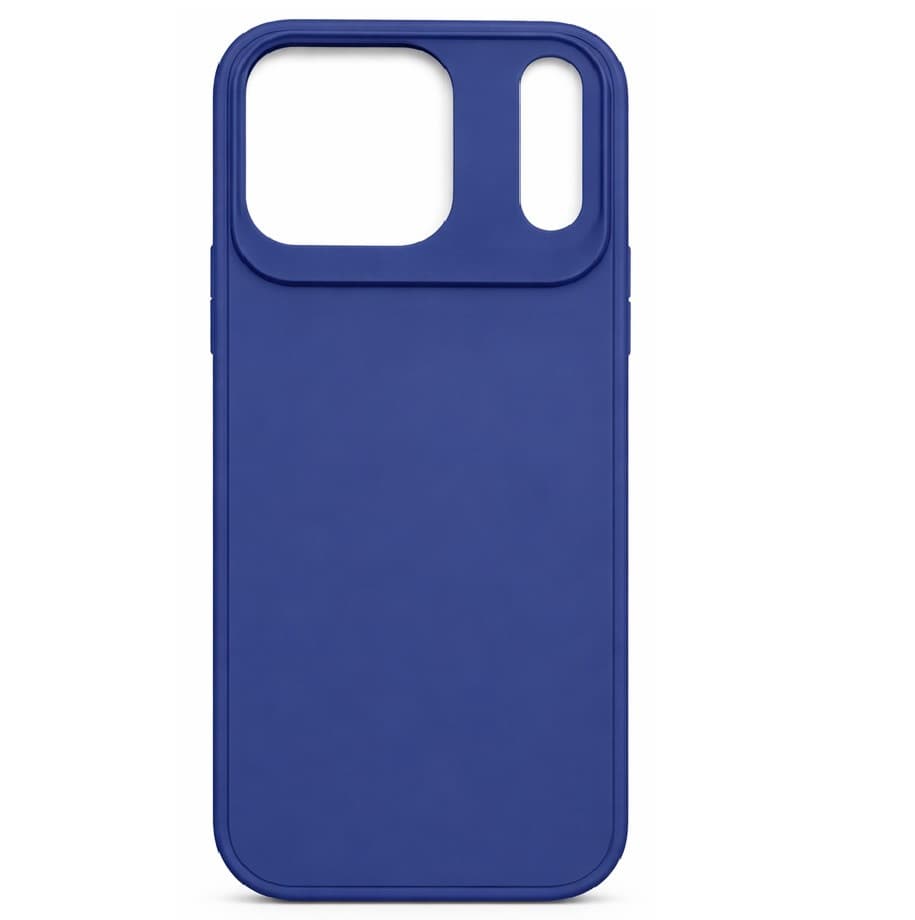 Husa protectie Apple iPhone 17 Pro Max, Matt TPU My Choice, silicon moale, albastra