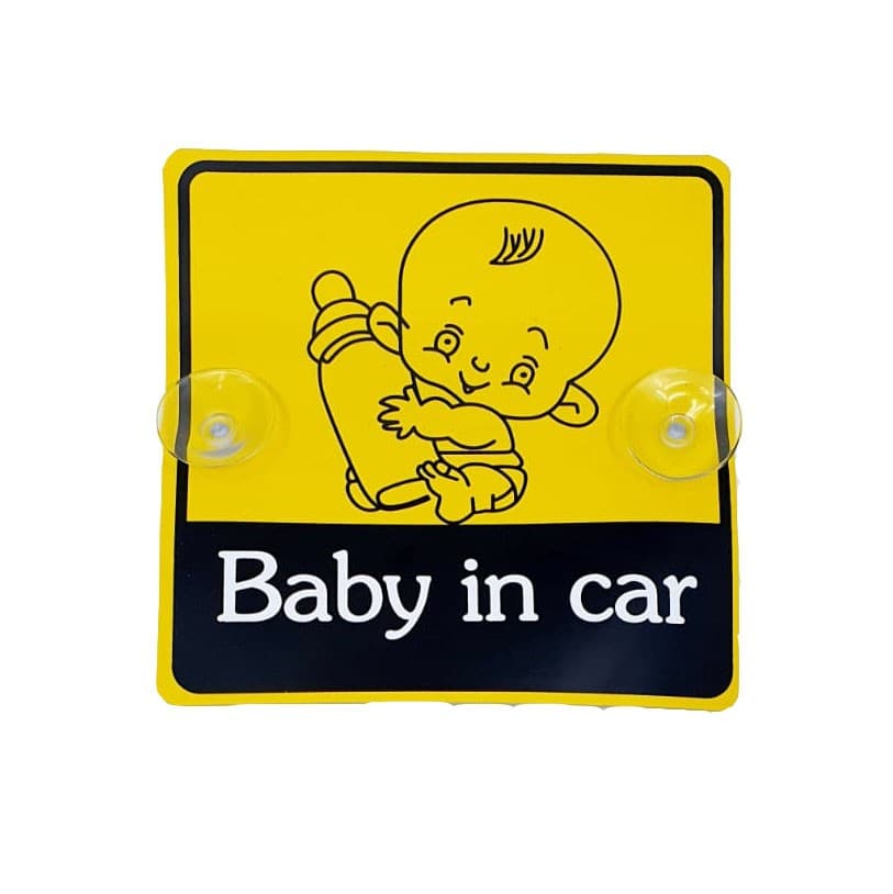 Indicator "Baby in car", prindere ventuze — varianta 2