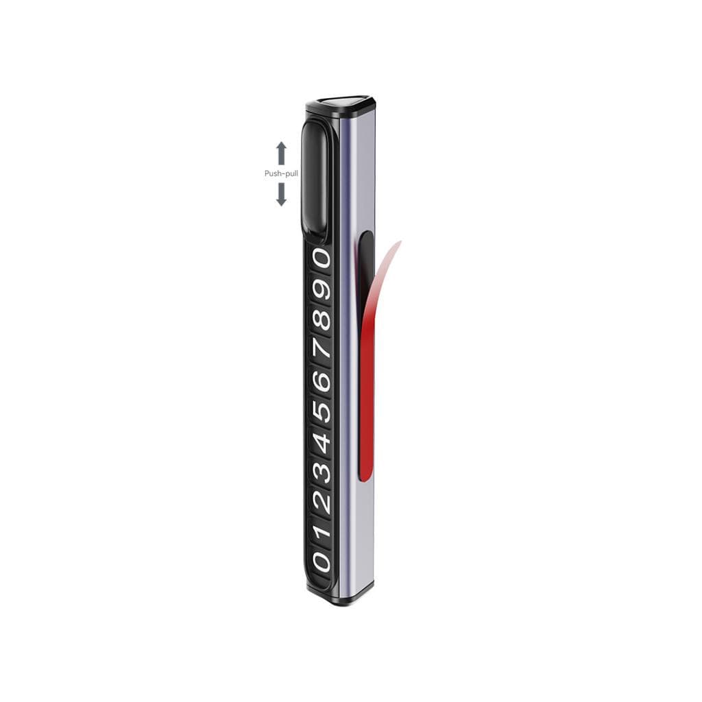 Afișaj număr telefon auto XO C138, montaj adeziv bord, negru — varianta 5