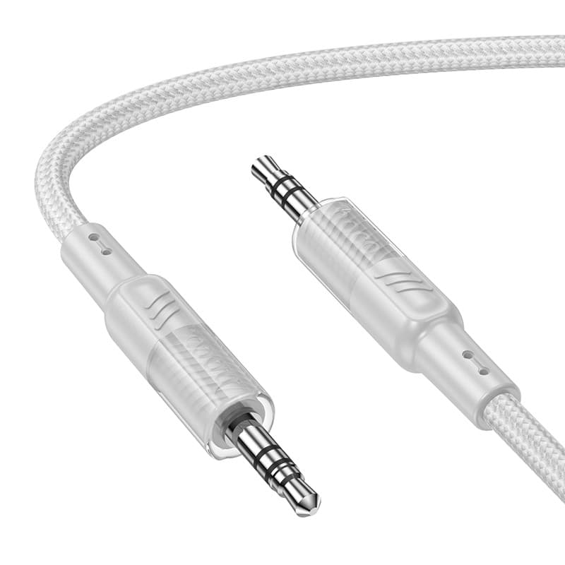 Cablu audio auxiliar / AUX / jack 3.5 mm Hoco UPA27,  1.2 metri, alb — varianta 2