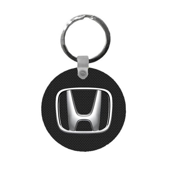 Breloc din MDF (lemn) cu logo auto, inel de sustinere metalic, model 12