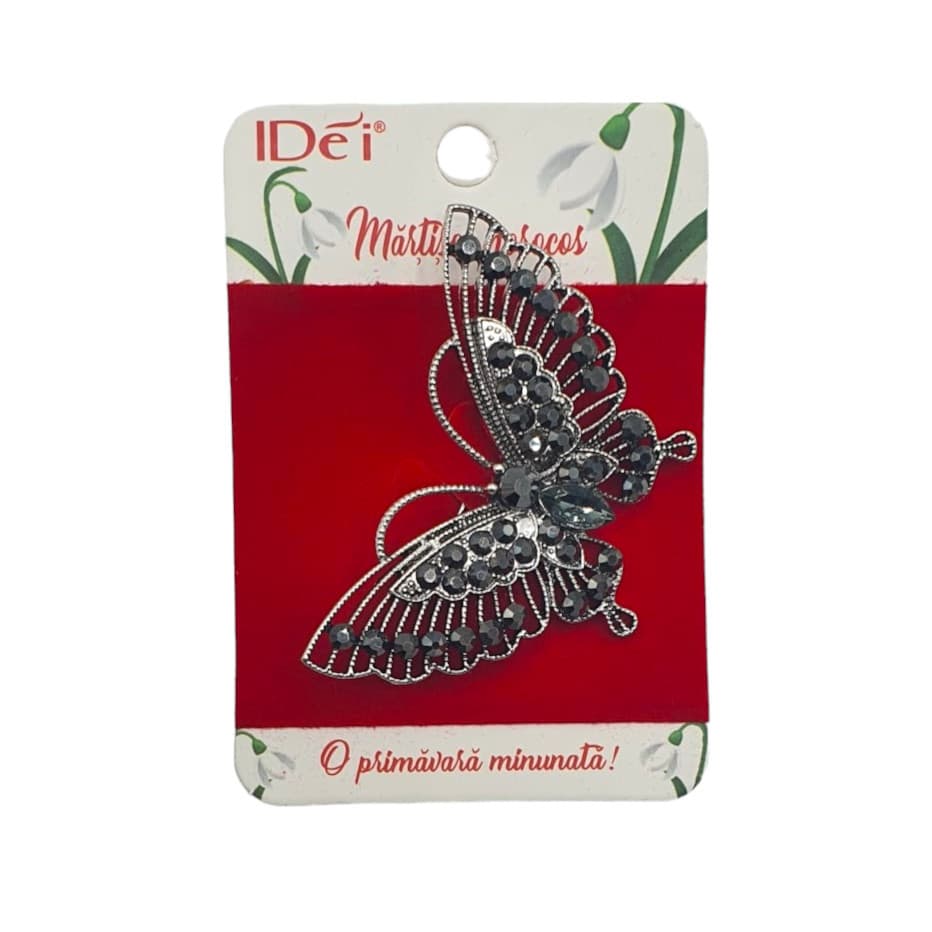 Martisor brosa metalica, model 17