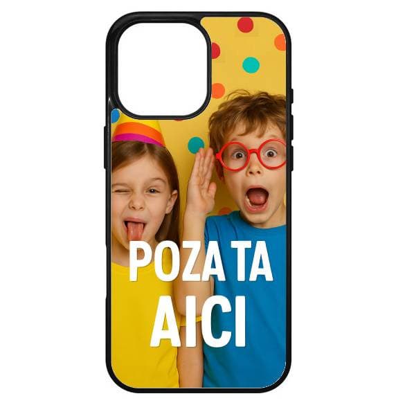 Husa Apple iPhone 13, Colorful Aluminium TPU, personalizata cu poza ta!