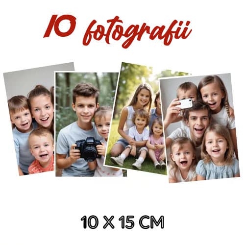 Set 10 fotografii cu imaginea ta, 10 x 15 cm