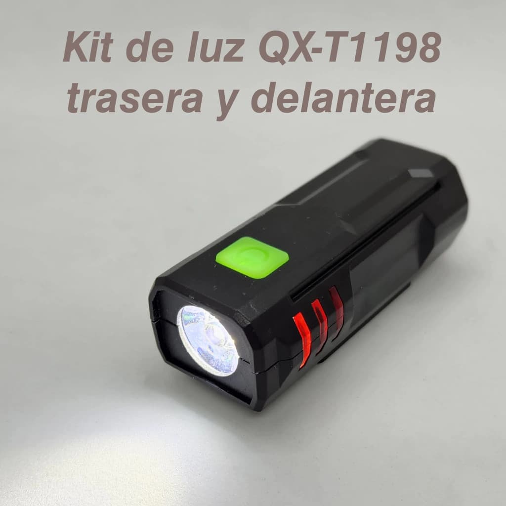 Set lanterna si lumina stop pentru bicicleta QX-T1198, incarcare USB — varianta 3