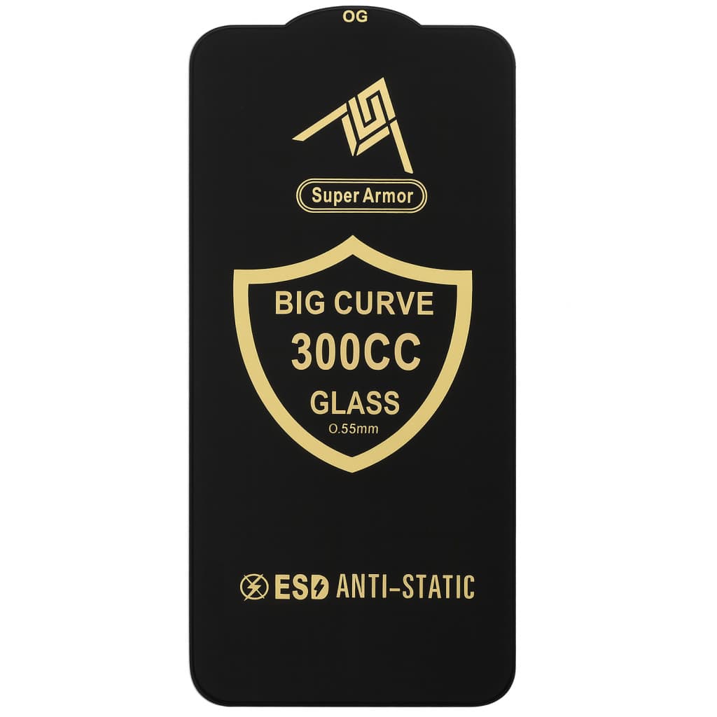 Folie de sticla Samsung Galaxy A04s, Big Curve 300CC, 0.55 mm, margini curbate, negre