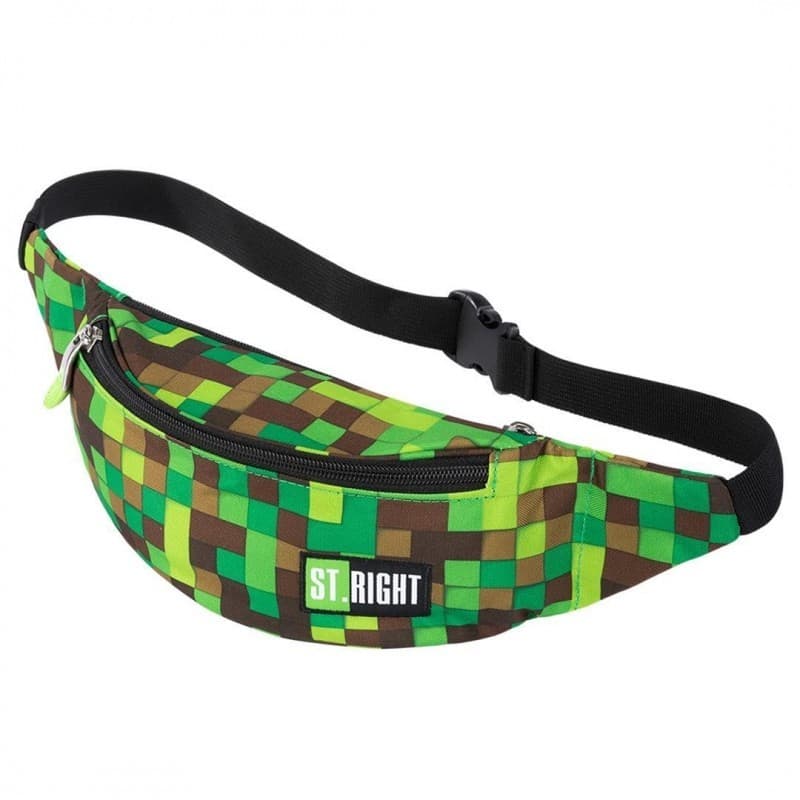 Borseta St.Majewski St. Right Master Gamer, negru/verde/maro — varianta 3