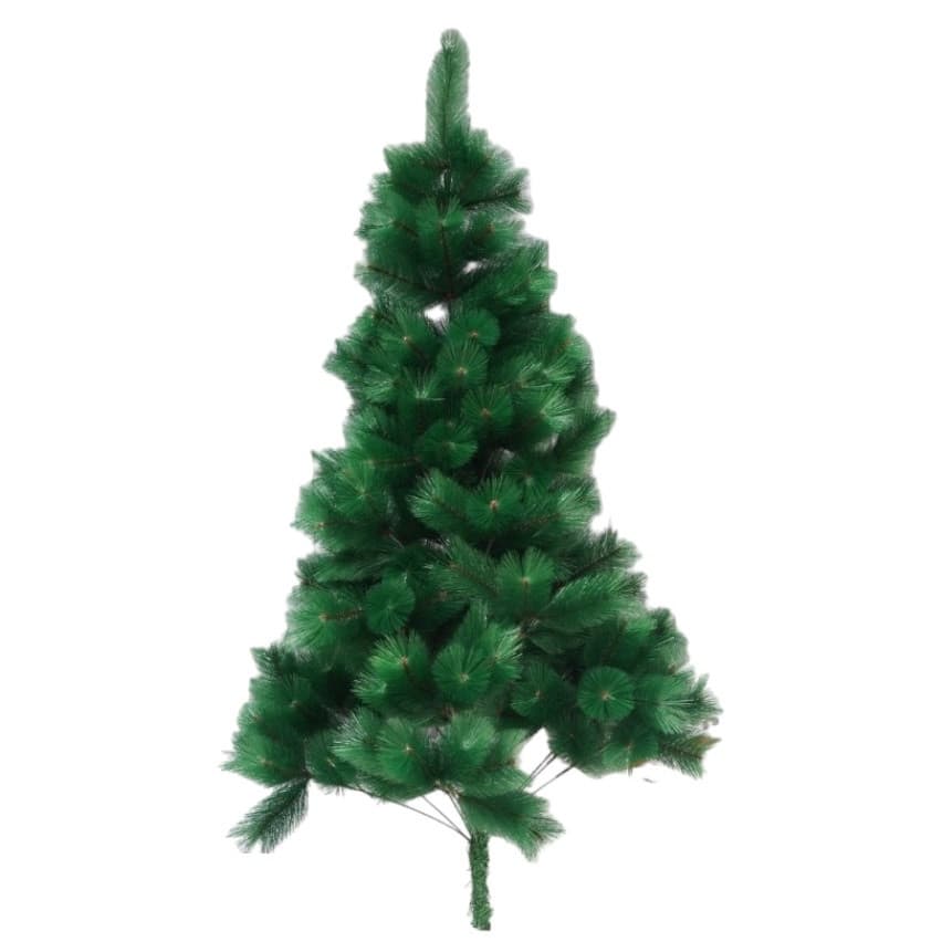 Brad artificial de Craciun tip pin, clasic, inaltime 90 cm, interior/exterior, suport inclus — varianta 2
