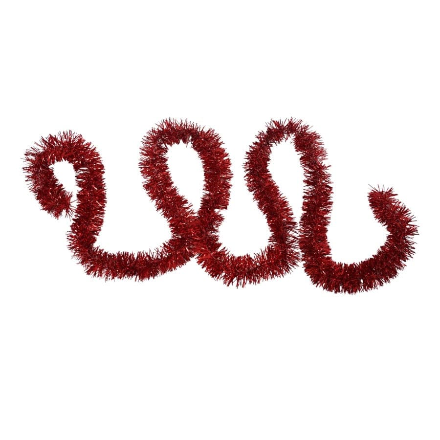 Beteala Craciun, 2 m x 7 cm, folie PVC, interior/exterior, rosie — varianta 2