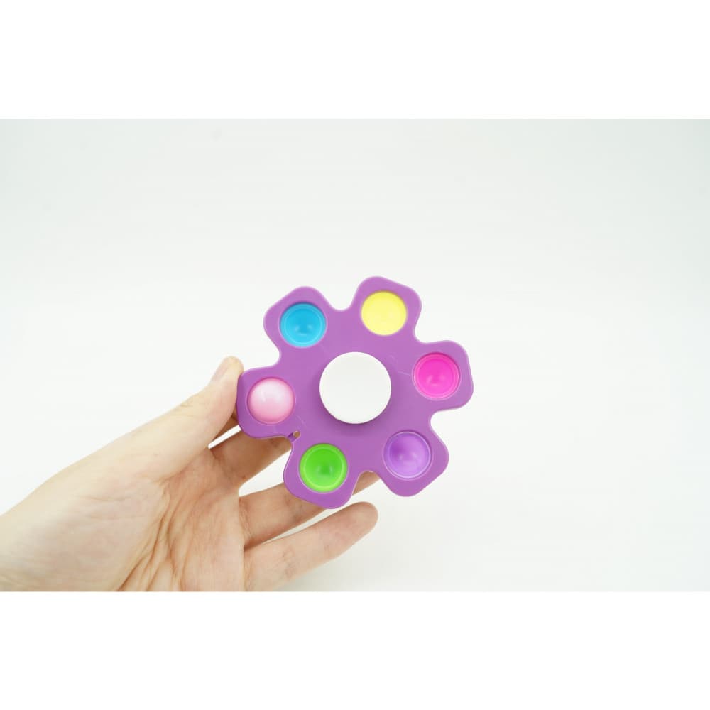 Jucarie antistres tip Pop It!, Fidget Toy, model caracatita, mov — varianta 4