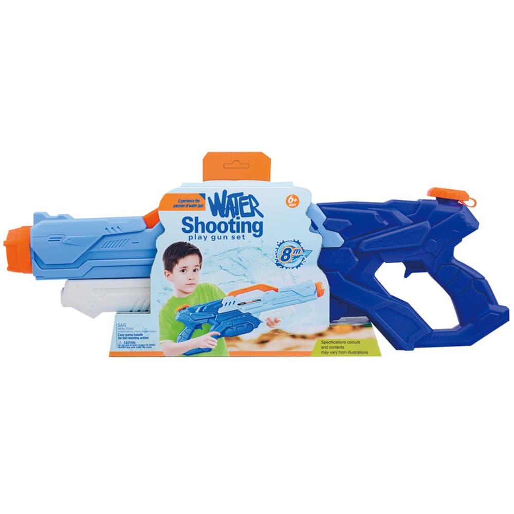 Jucarie pistol cu apa, plastic, rezervor 1500 ml, 6 ani+, albastru — varianta 3