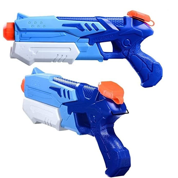 Jucarie pistol cu apa, plastic, rezervor 300 ml, 6 ani+, albastru — varianta 3