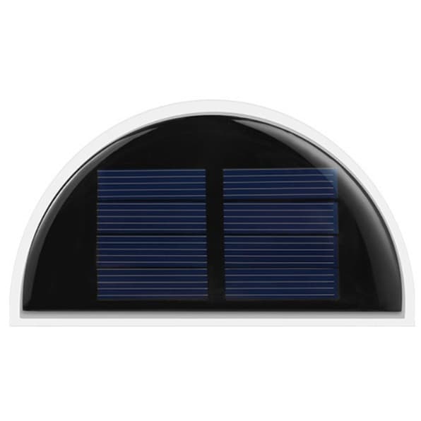 Set 2x Lampa solara de perete 6LED, carcasa alba, lumina alb cald — varianta 2