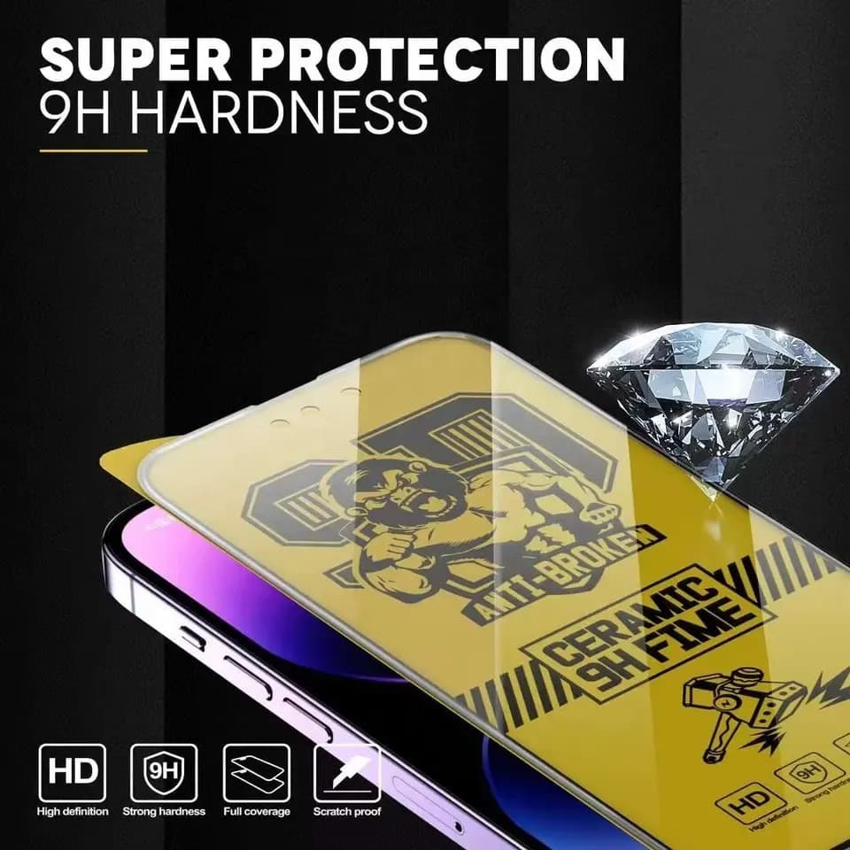 Folie de protectie Oppo A96, Ceramic 9H Film, margini negre — varianta 4