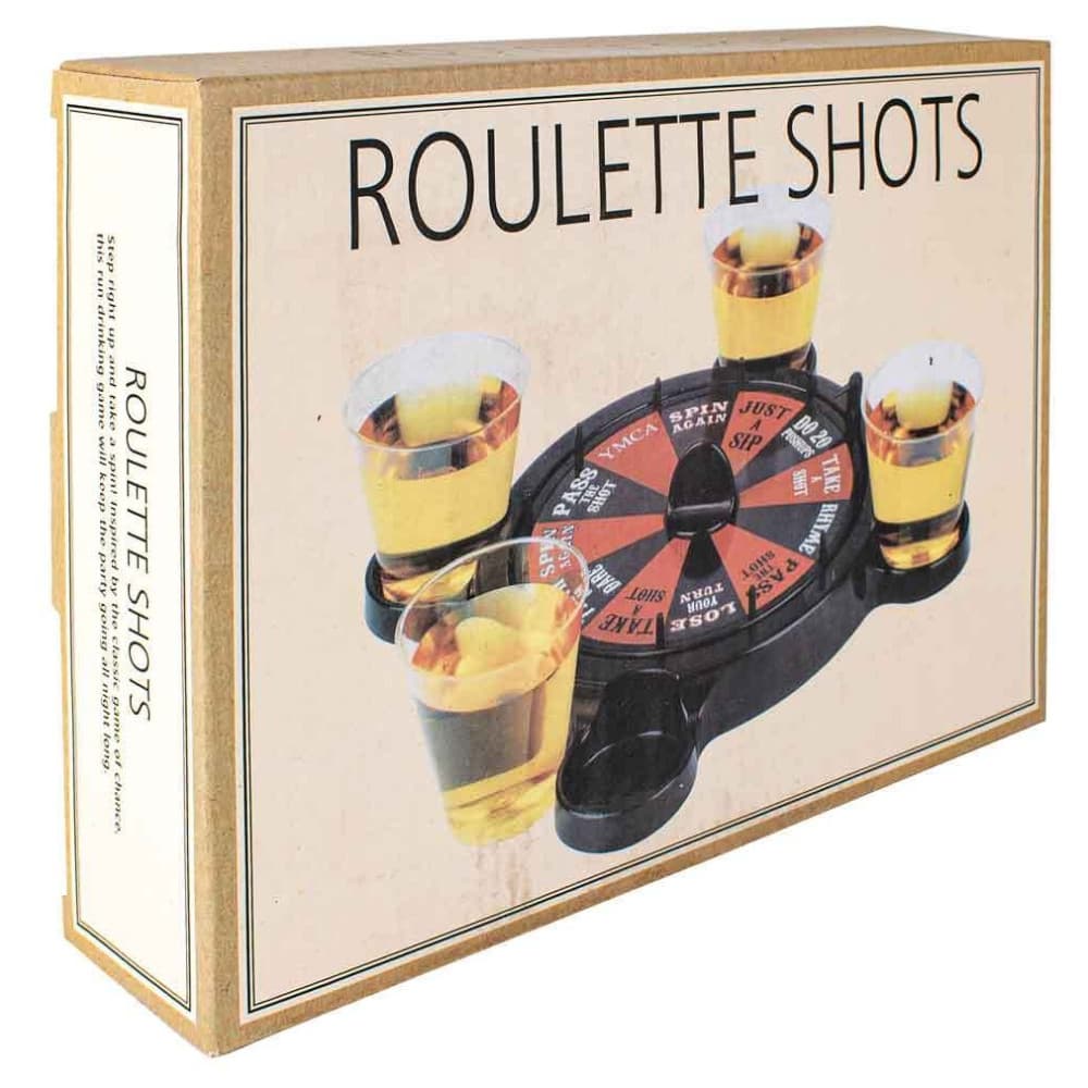 Joc de Baut Ruleta cu Pahare de Shot , 15 x 16.5 cm, Rosu/Negru — varianta 3