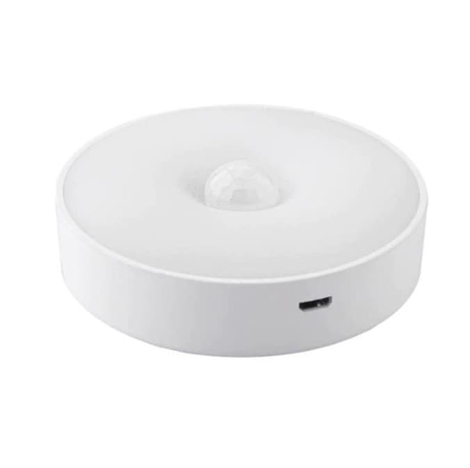 Lampa LED, cu senzor de miscare, Lumina alb cald si rece, Incarcare USB, 8.5 x 2.3 cm