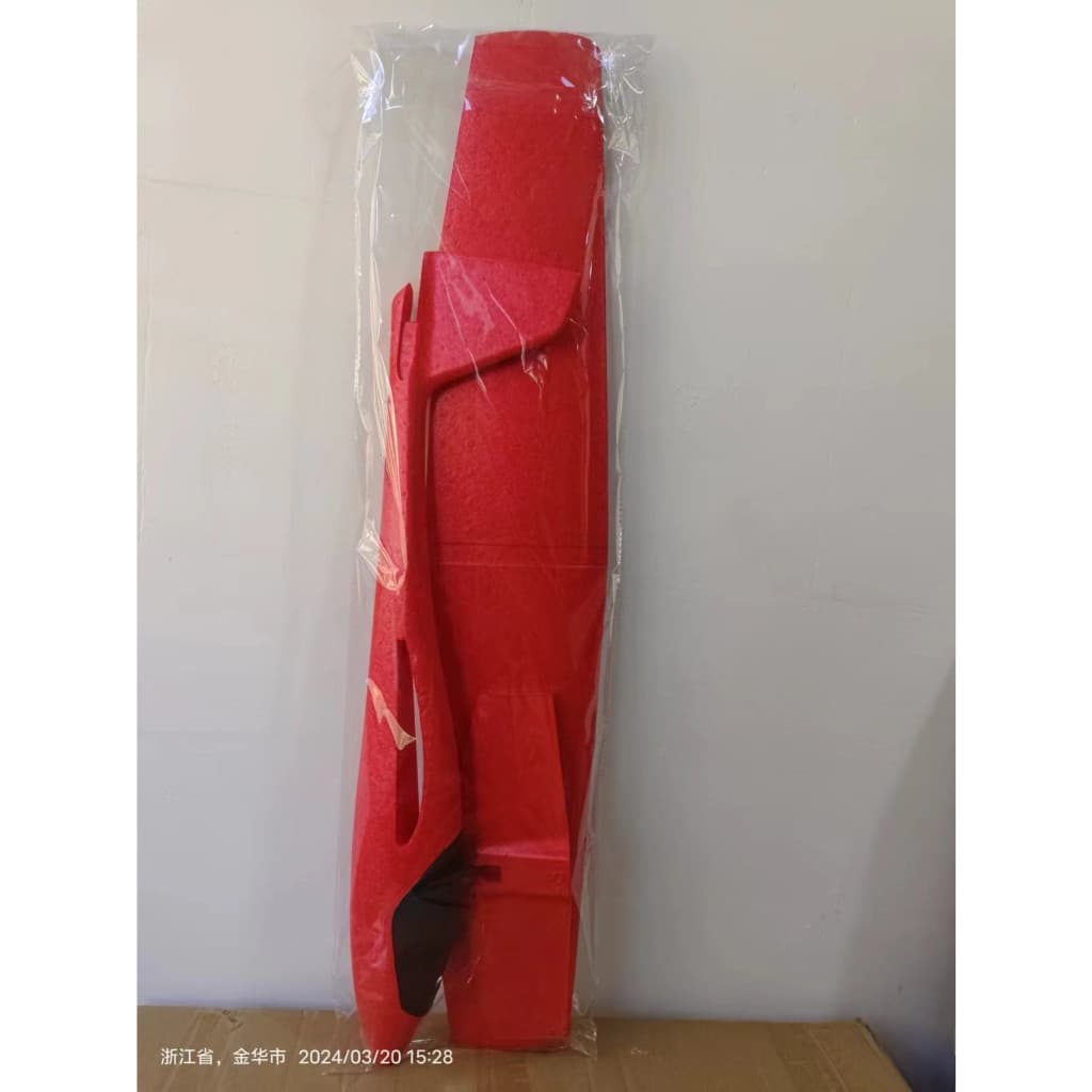 Avion planor din polistiren, dimensiune XXL (84 cm), rosu — varianta 3