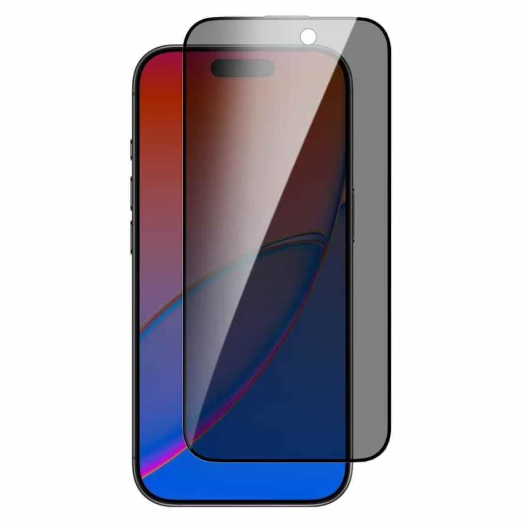 Folie de sticla Apple iPhone 15 Plus, Full Glue Privacy, margini negre