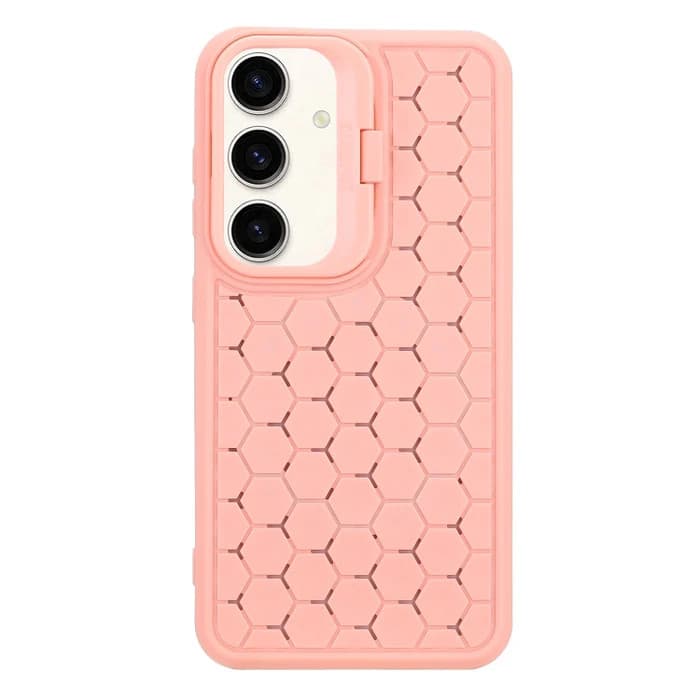 Husa Samsung Galaxy S23+ (S23 Plus), HoneyComb Bracket, functie stand, roz pal — varianta 5