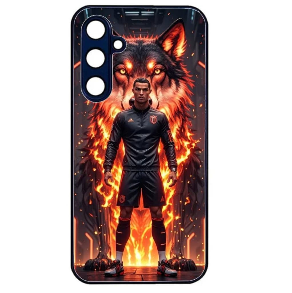 Husa Samsung Galaxy S23, Colorful Aluminium TPU, design Ronaldo 3