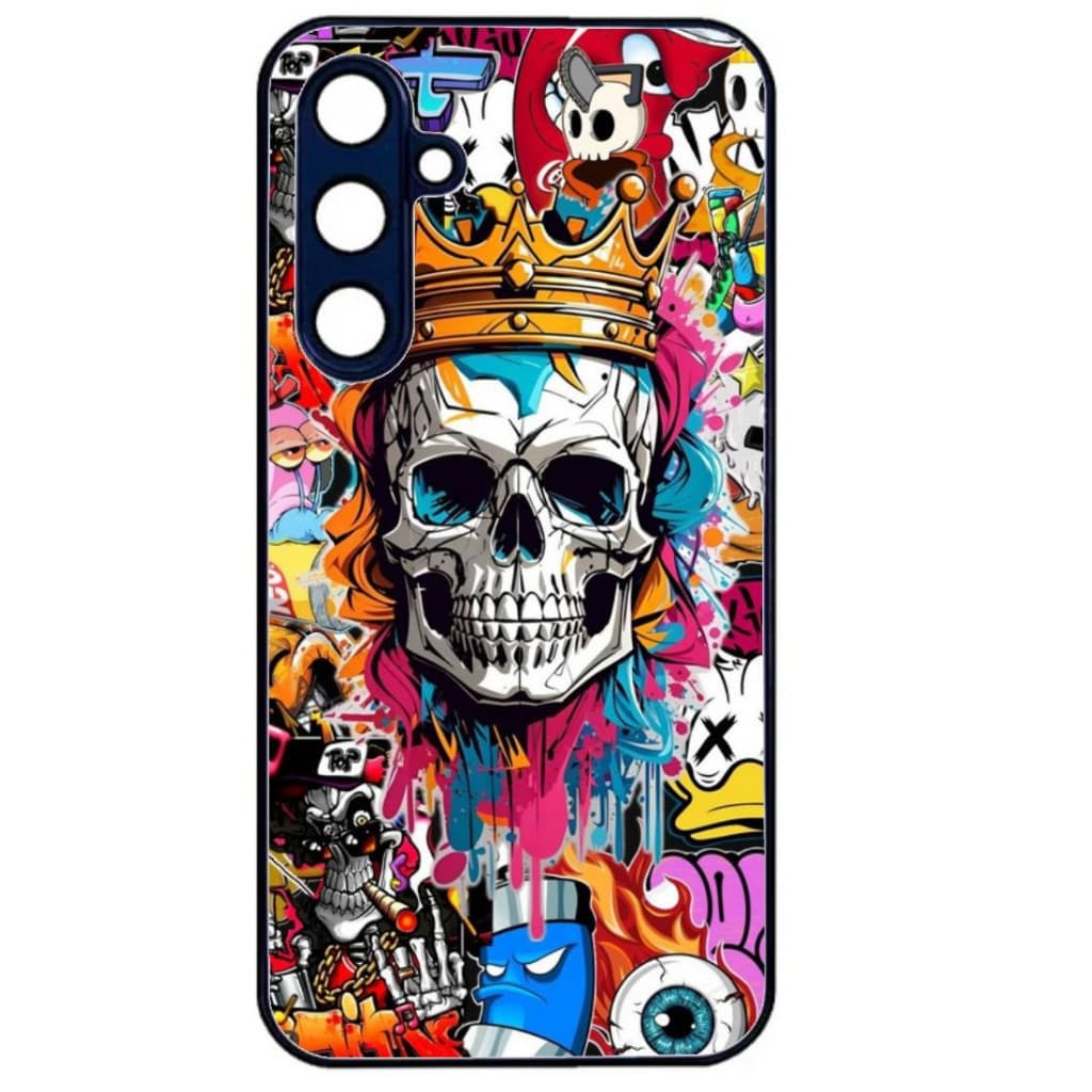 Husa Samsung Galaxy S23, Colorful Aluminium TPU, design Skull 1