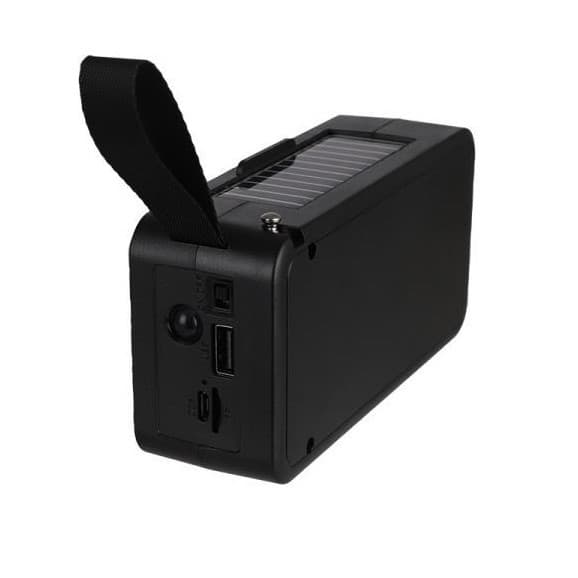 Boxa portabila HF-F6, Bluetooth, USB, TF, Radio FM, lanterna, handsfree, stand telefon, negru/albastru — varianta 2