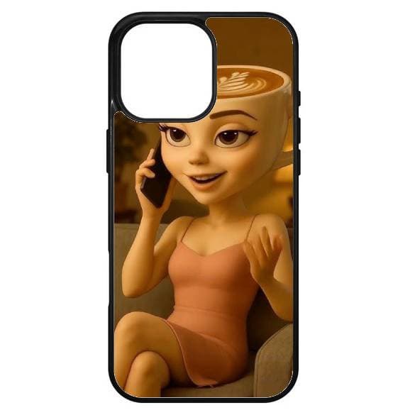 Husa protectie Apple iPhone 16 Pro Max, Colorful Aluminium TPU, design Balerina Capucina 3