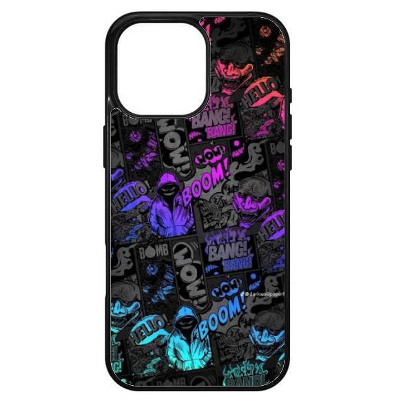 Husa protectie Apple iPhone 16 Pro Max, Colorful Aluminium TPU, design Boom