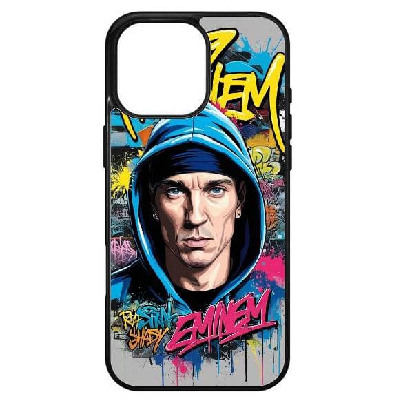 Husa protectie Apple iPhone 16 Pro Max, Colorful Aluminium TPU, design Eminem