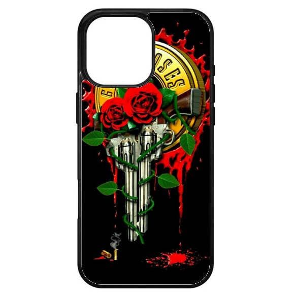 Husa protectie Apple iPhone 16 Pro Max, Colorful Aluminium TPU, design Guns 1