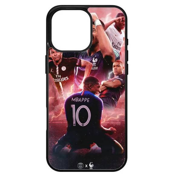 Husa protectie Apple iPhone 16 Pro Max, Colorful Aluminium TPU, design Mbappe 2