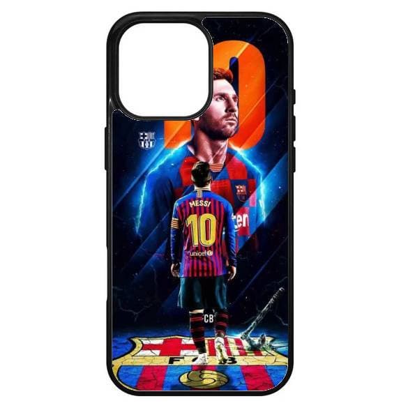 Husa protectie Apple iPhone 16 Pro Max, Colorful Aluminium TPU, design Messi 1