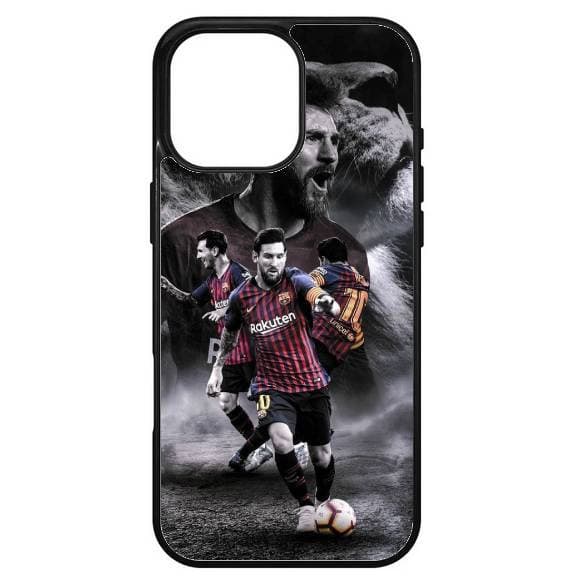 Husa protectie Apple iPhone 16 Pro Max, Colorful Aluminium TPU, design Messi 2