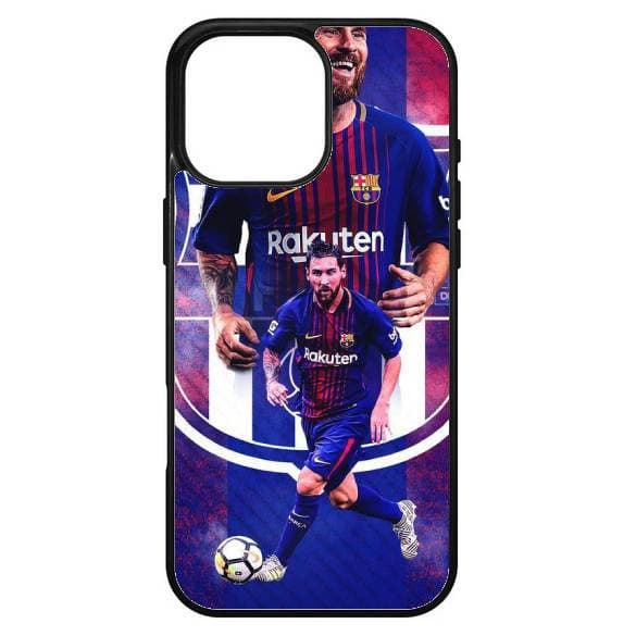 Husa protectie Apple iPhone 16 Pro Max, Colorful Aluminium TPU, design Messi 3