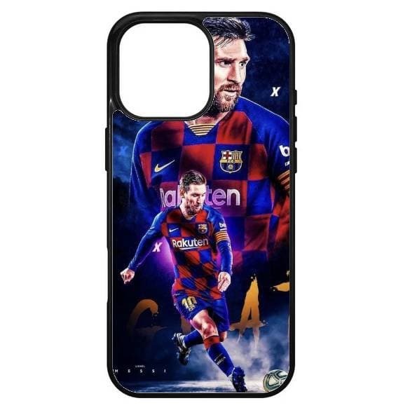 Husa protectie Apple iPhone 16 Pro Max, Colorful Aluminium TPU, design Messi 4