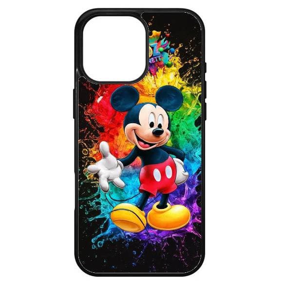 Husa protectie Apple iPhone 16 Pro Max, Colorful Aluminium TPU, design Mickey