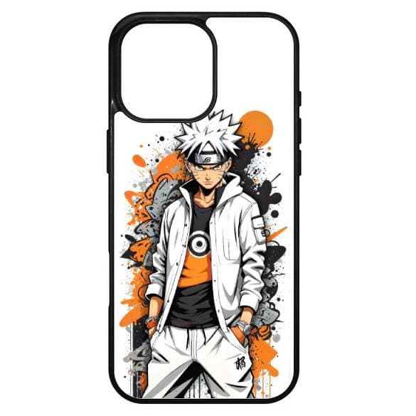 Husa protectie Apple iPhone 16 Pro Max, Colorful Aluminium TPU, design Naruto
